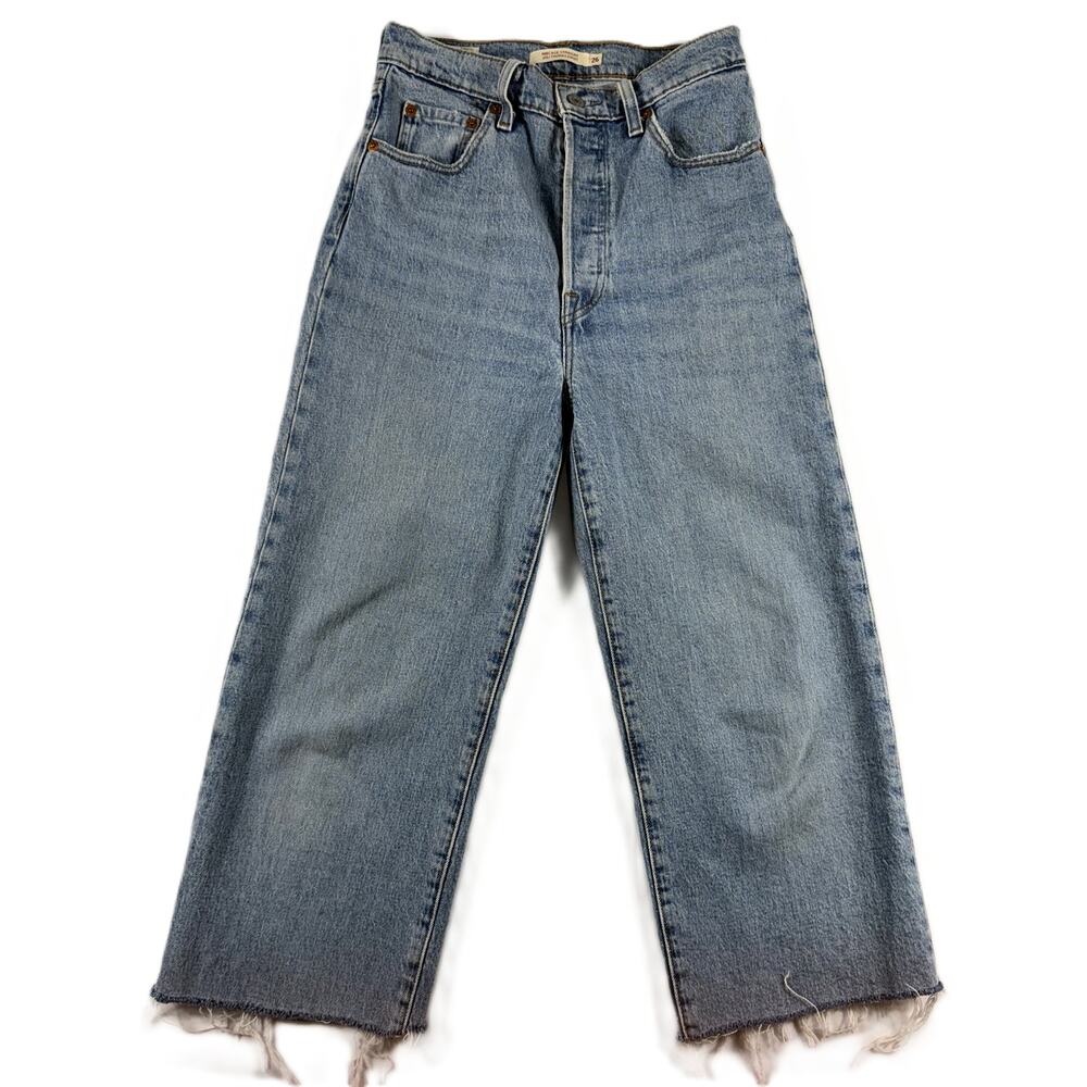 Levis Premium orange tab with big E  Ribcage Straight legs Jeans Women's 26